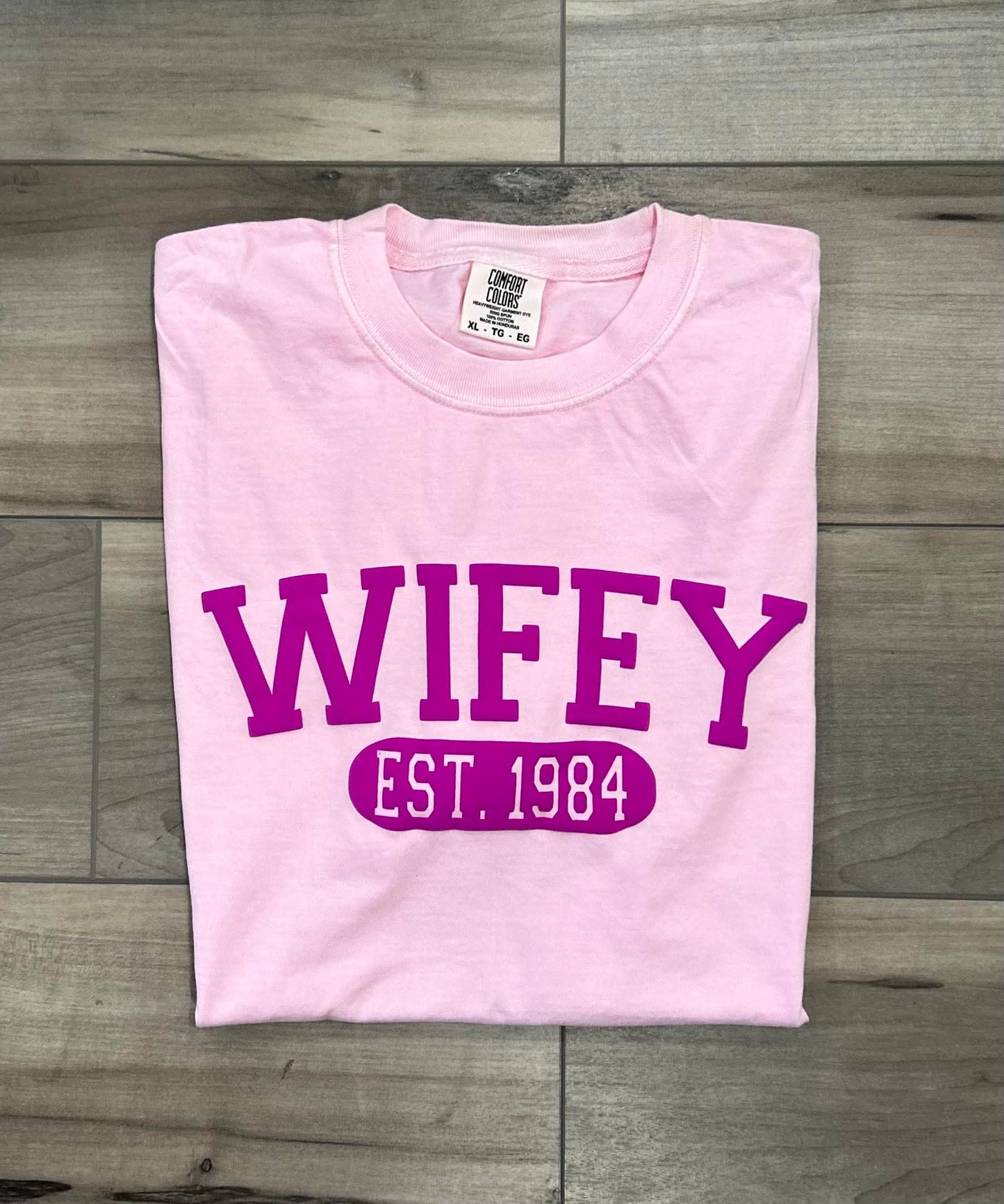 Wifey EST Puff Printed Top