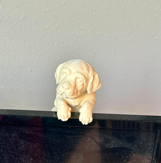 3D Printed Golden Retriever Monitor Buddy