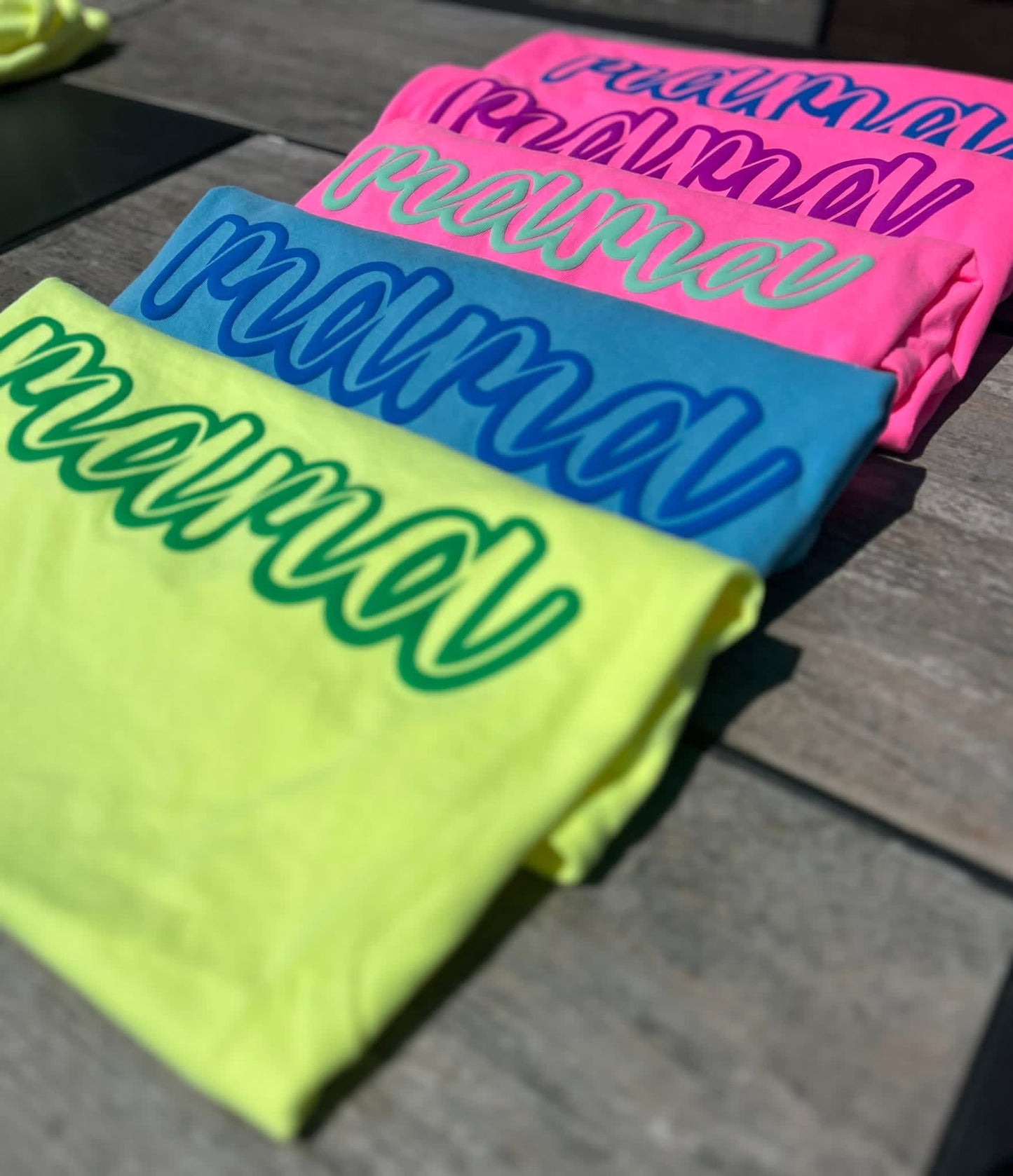 Custom Name Outline Puff Printed Top