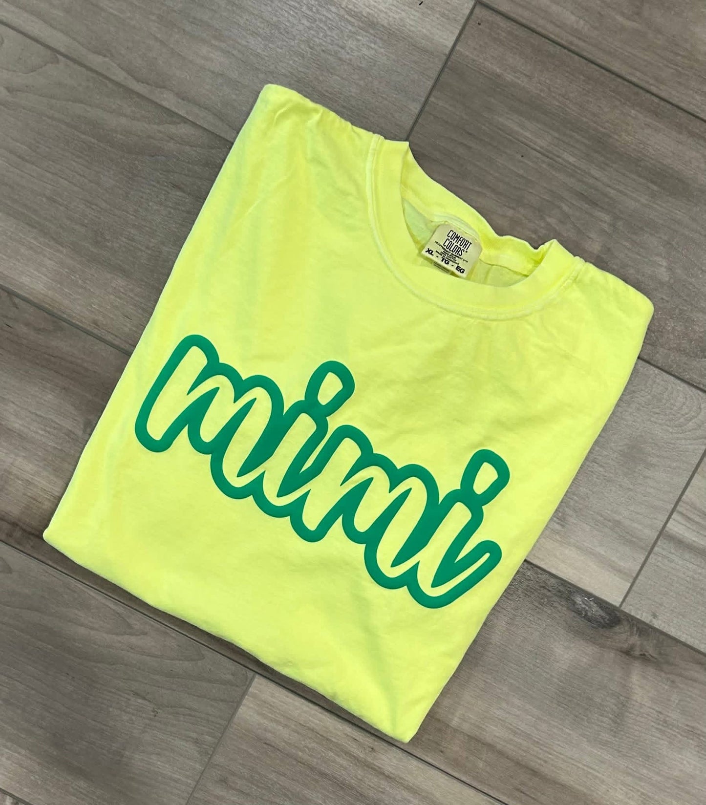 Custom Name Outline Puff Printed Top