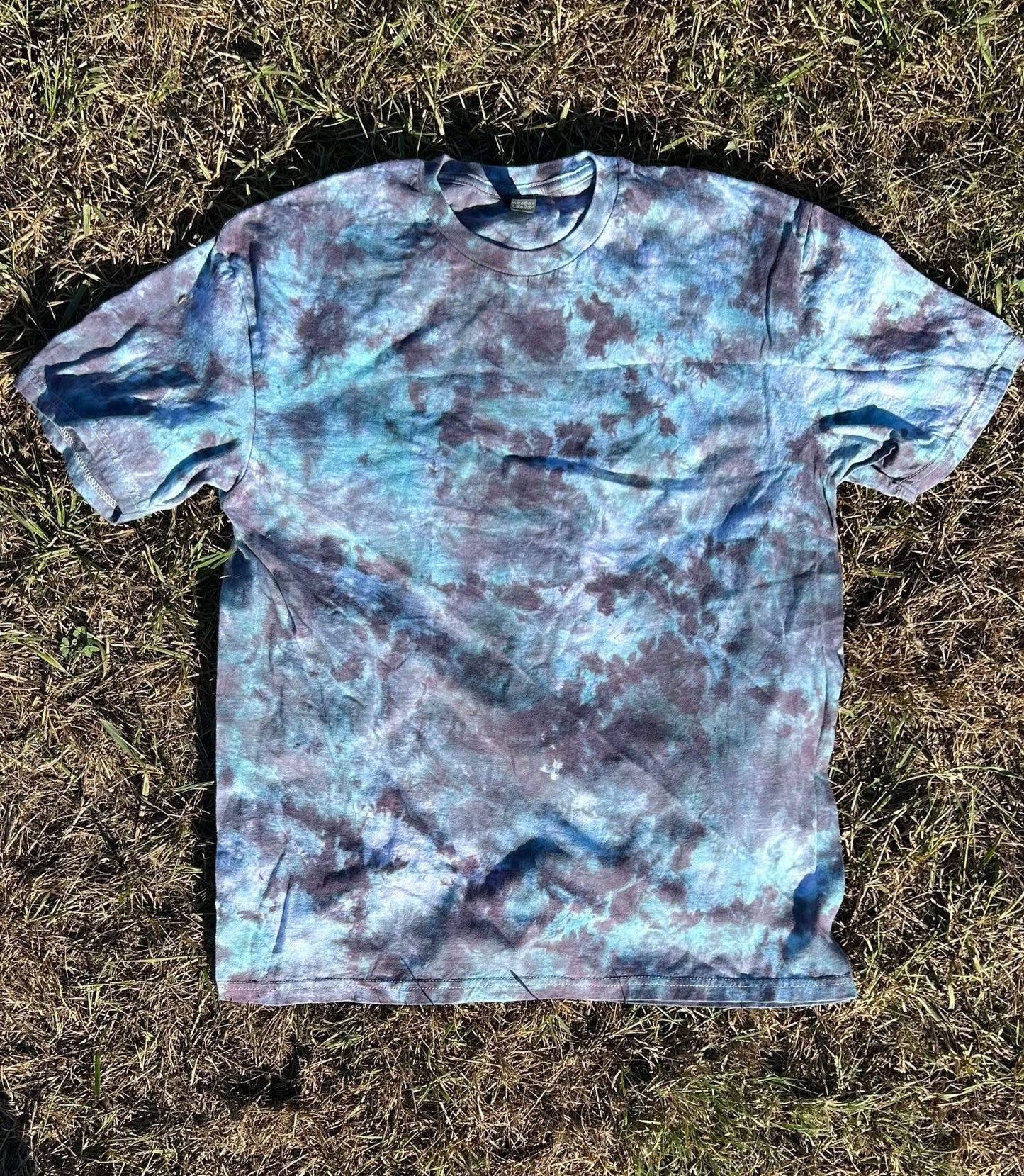 Blank Tie Dye Top in Pool Daze