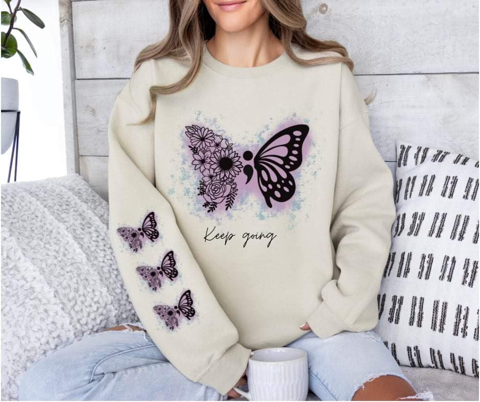 Keep Going W Sleeve Top