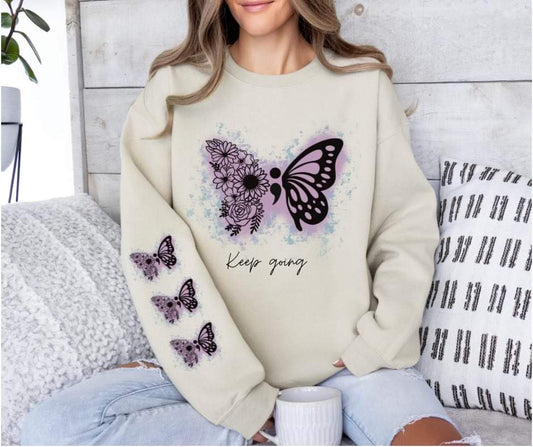 Keep Going W Sleeve Top