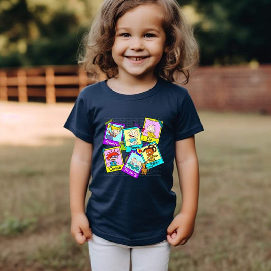 Kids 90s Babies Polaroids Top