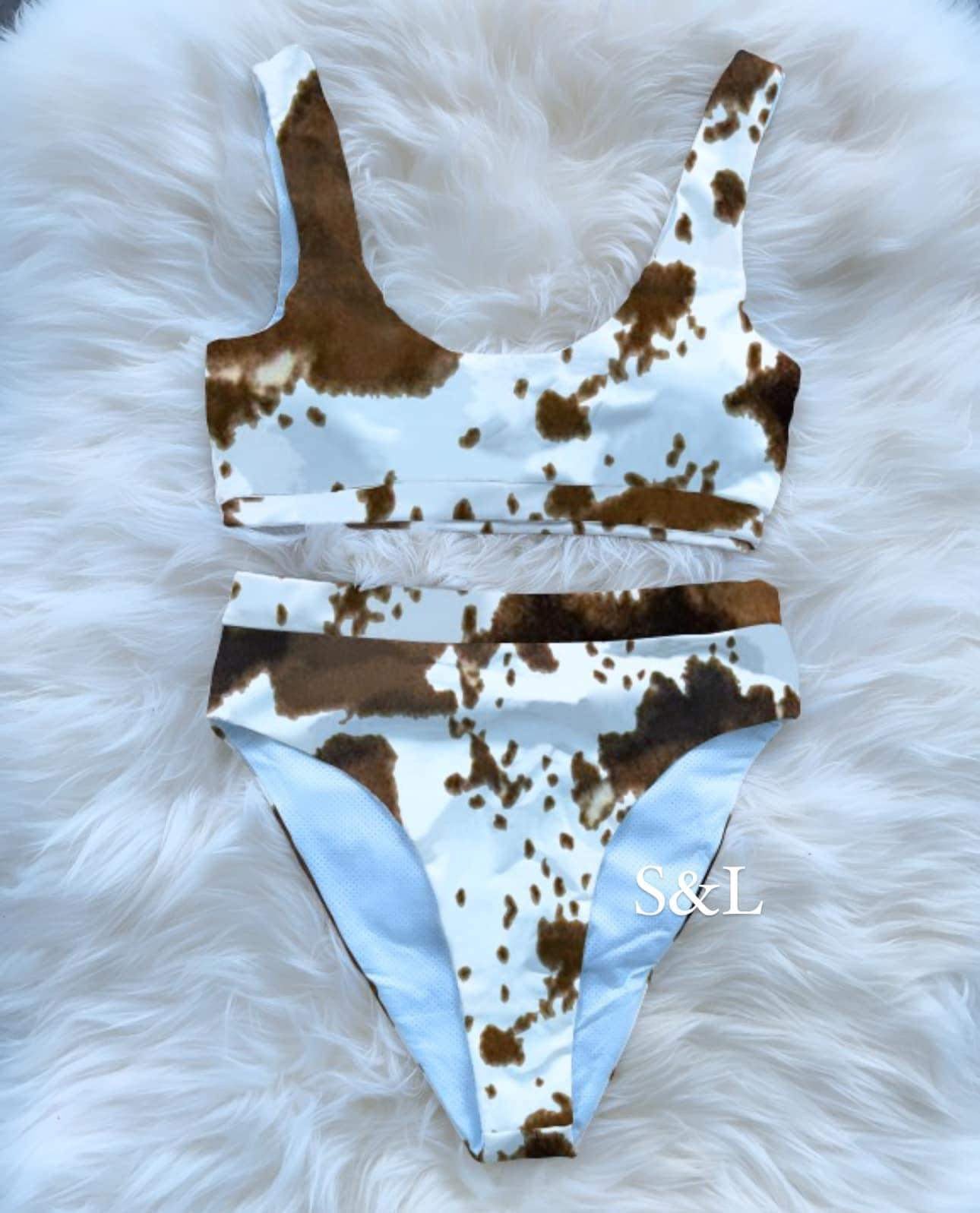 RTS Cowprint swimsuit