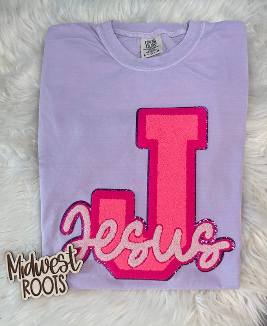 RTS Jesus Chenille Patch Top