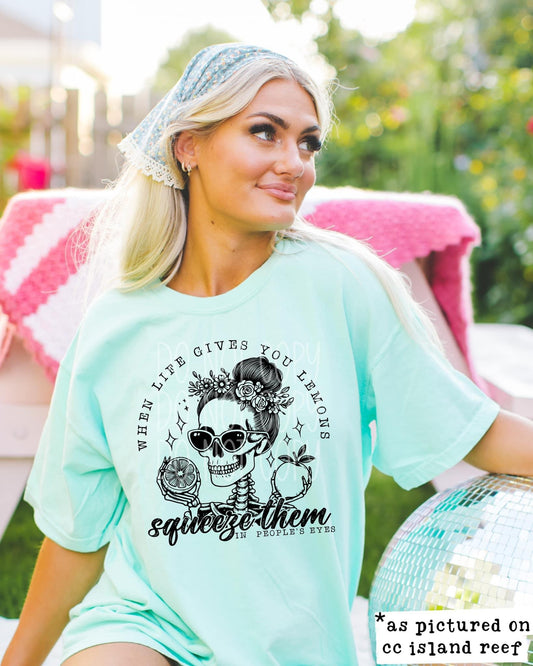 When Life Gives You Lemons 🍋 Squirt Them In Peoples Eyes Sub Print