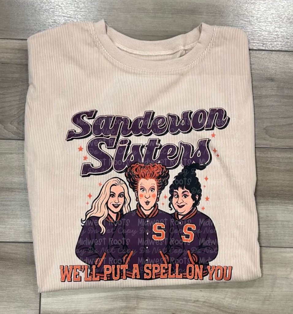 RTS Sanderson Sisters Corduroy Top