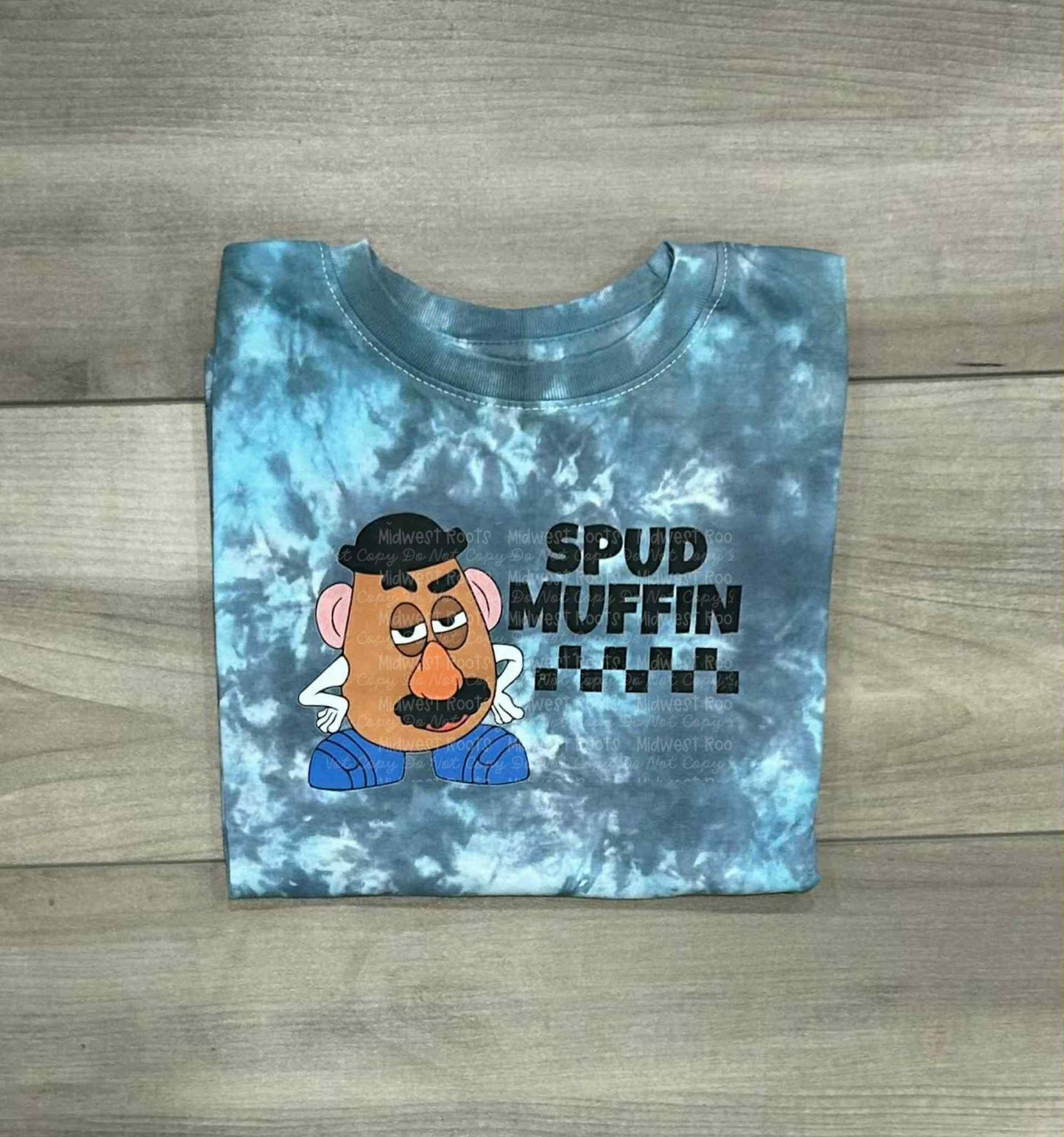 Kids Spud Muffin Tie Dye Top