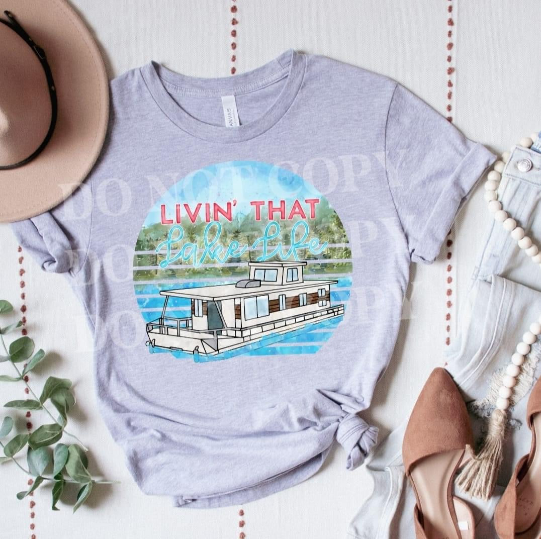Livin That Lake Life Sub Print