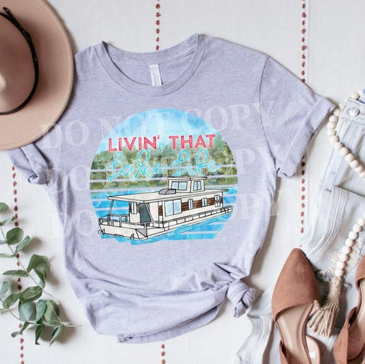 Livin That Lake Life Sub Print