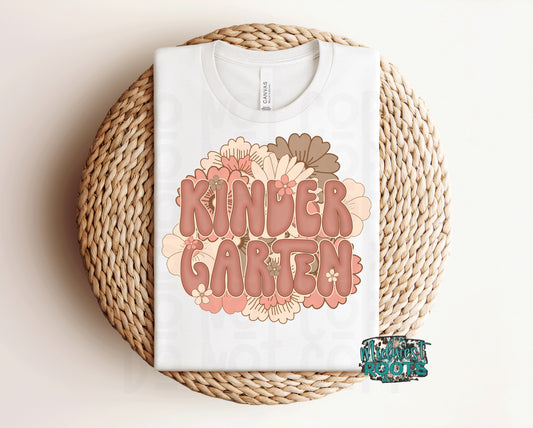 Kids Top Floral Kindergarten