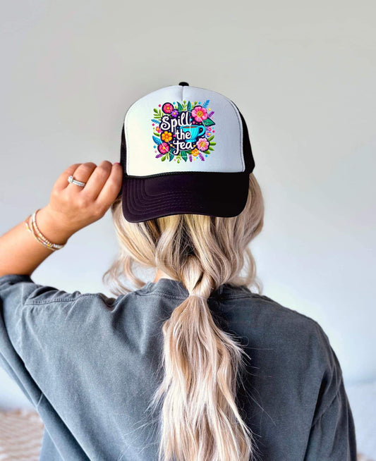WS Completed Spill The Tea Foam Trucker Hat