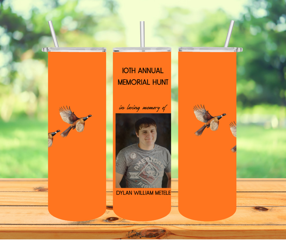 10th Annual Memorial Hunt 20oz Tumbler Fundraiser