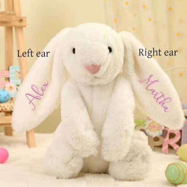 Pre Order Embroidered Easter Plush Bunnies