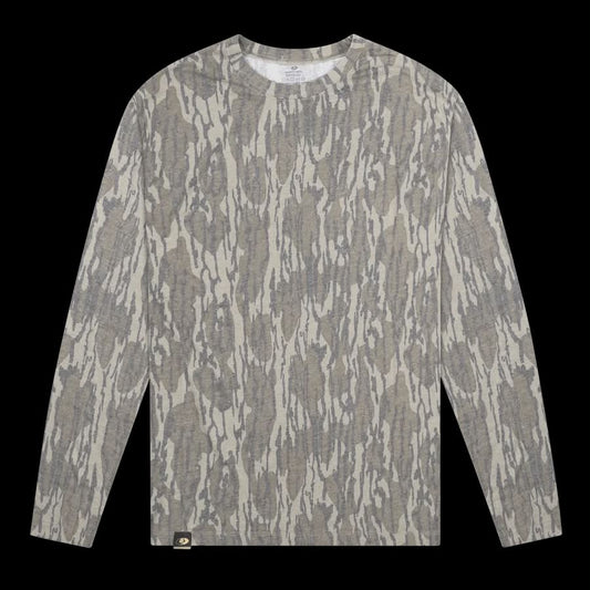 Adult Mossy Oak Bottomland Washed Out Camo Sweatshirt