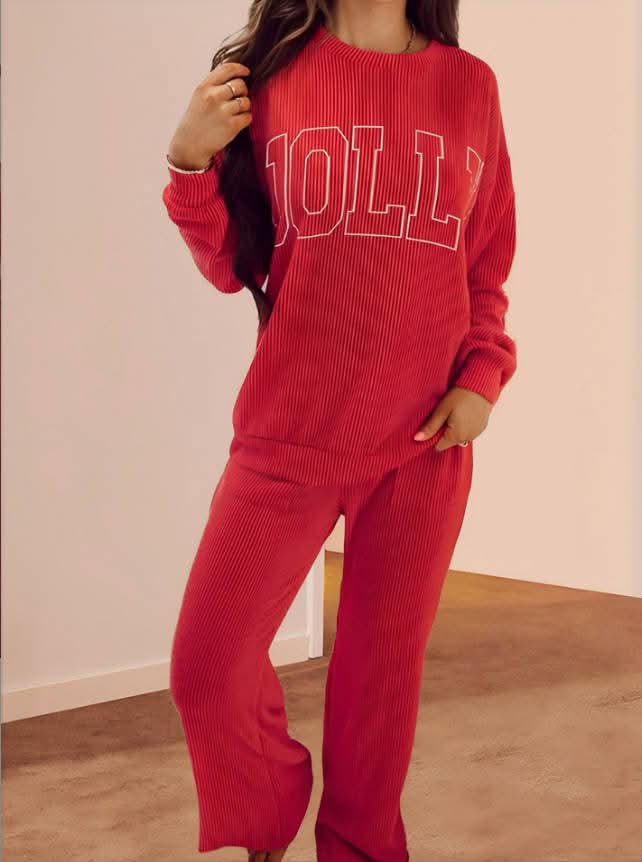 Pre Order Jolly Sweatshirt and Pants Set