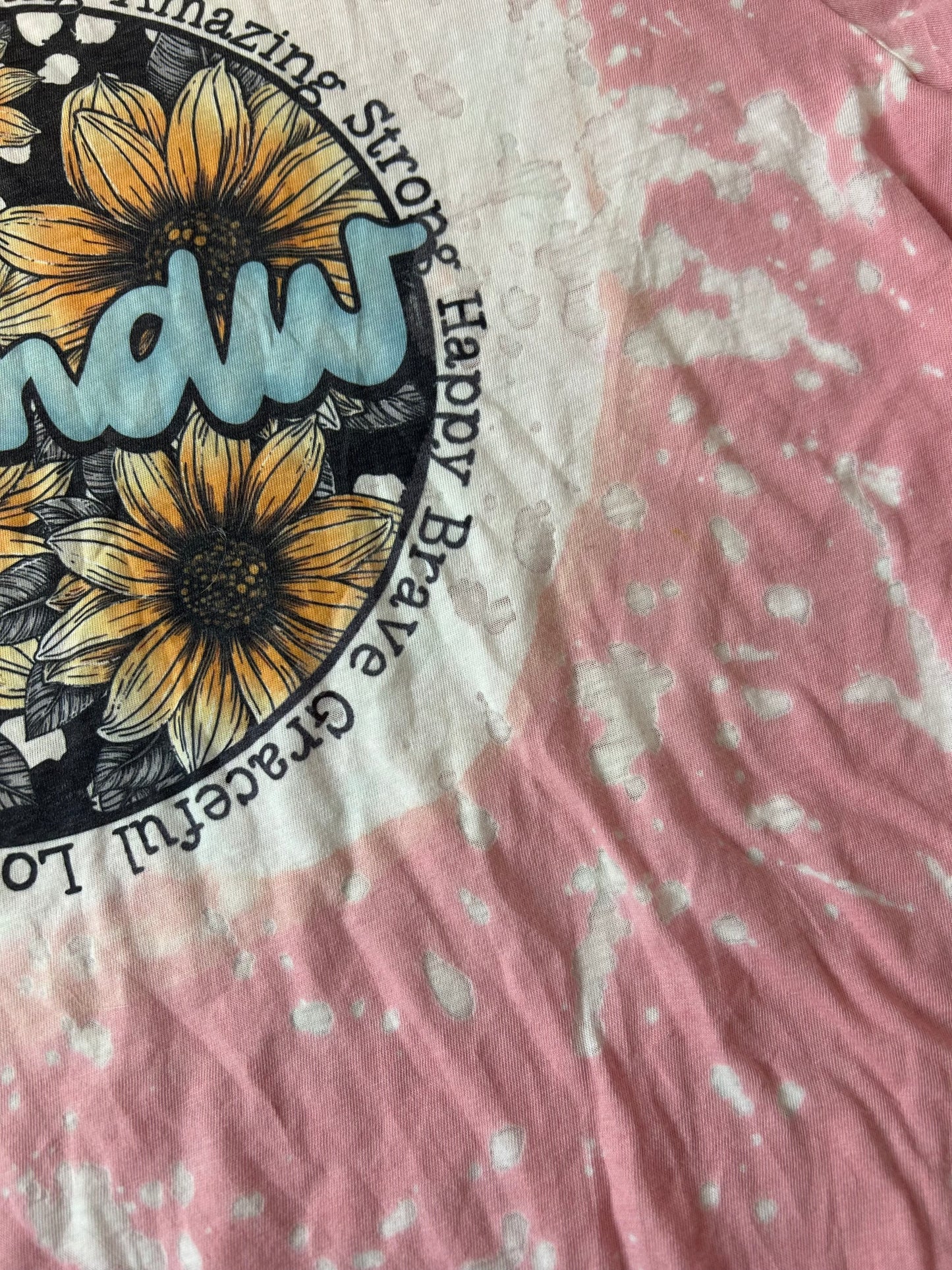 RTS Memaw Bleached Imperfect Top in Orchid