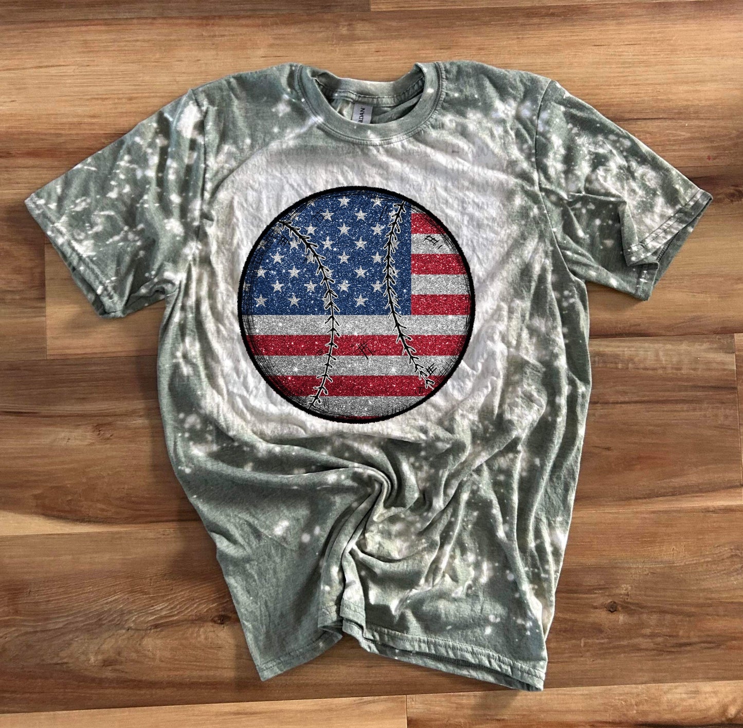 American Flag Baseball Sub Print