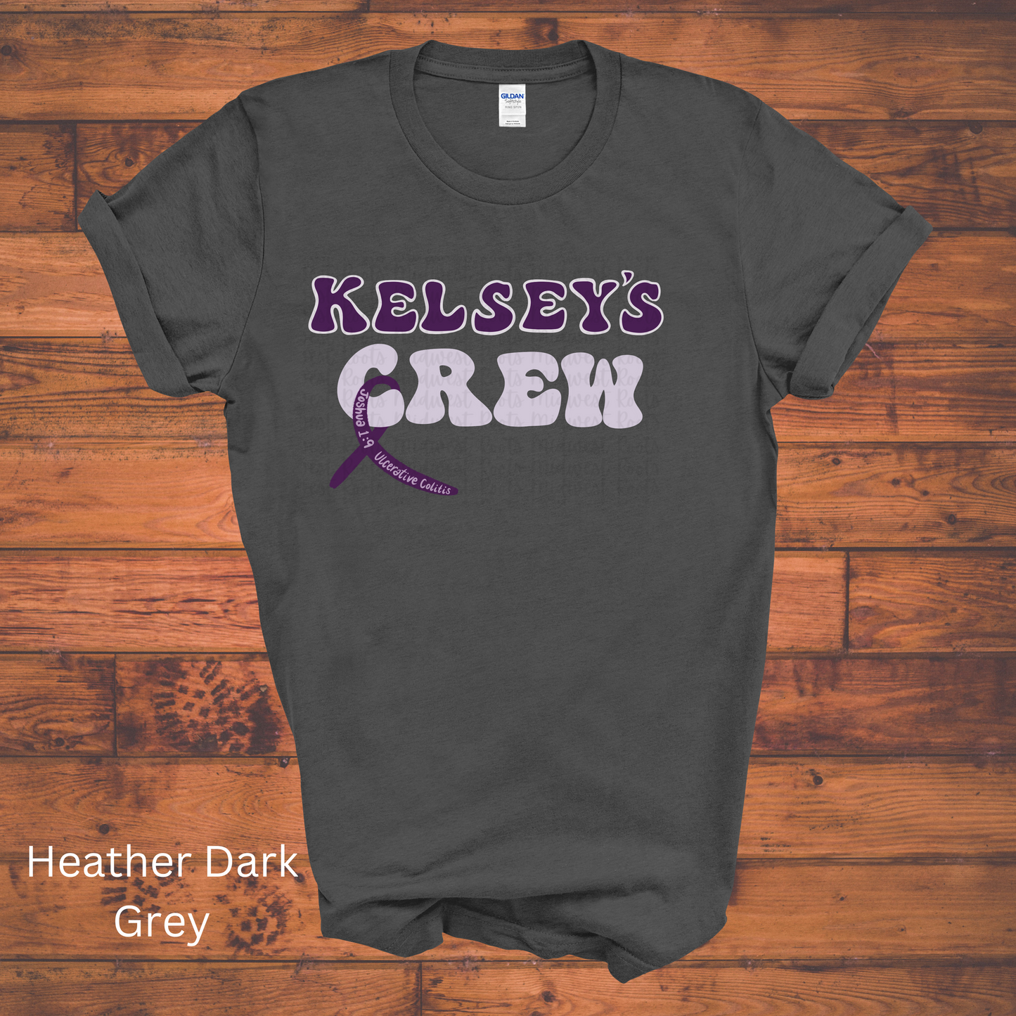 Kelsey's Crew Top in Dark Grey