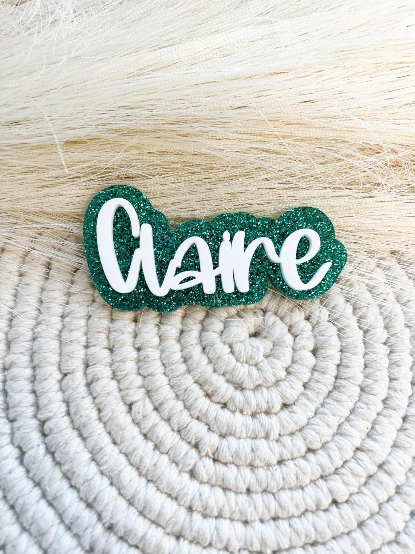 Personalized Hair Clips