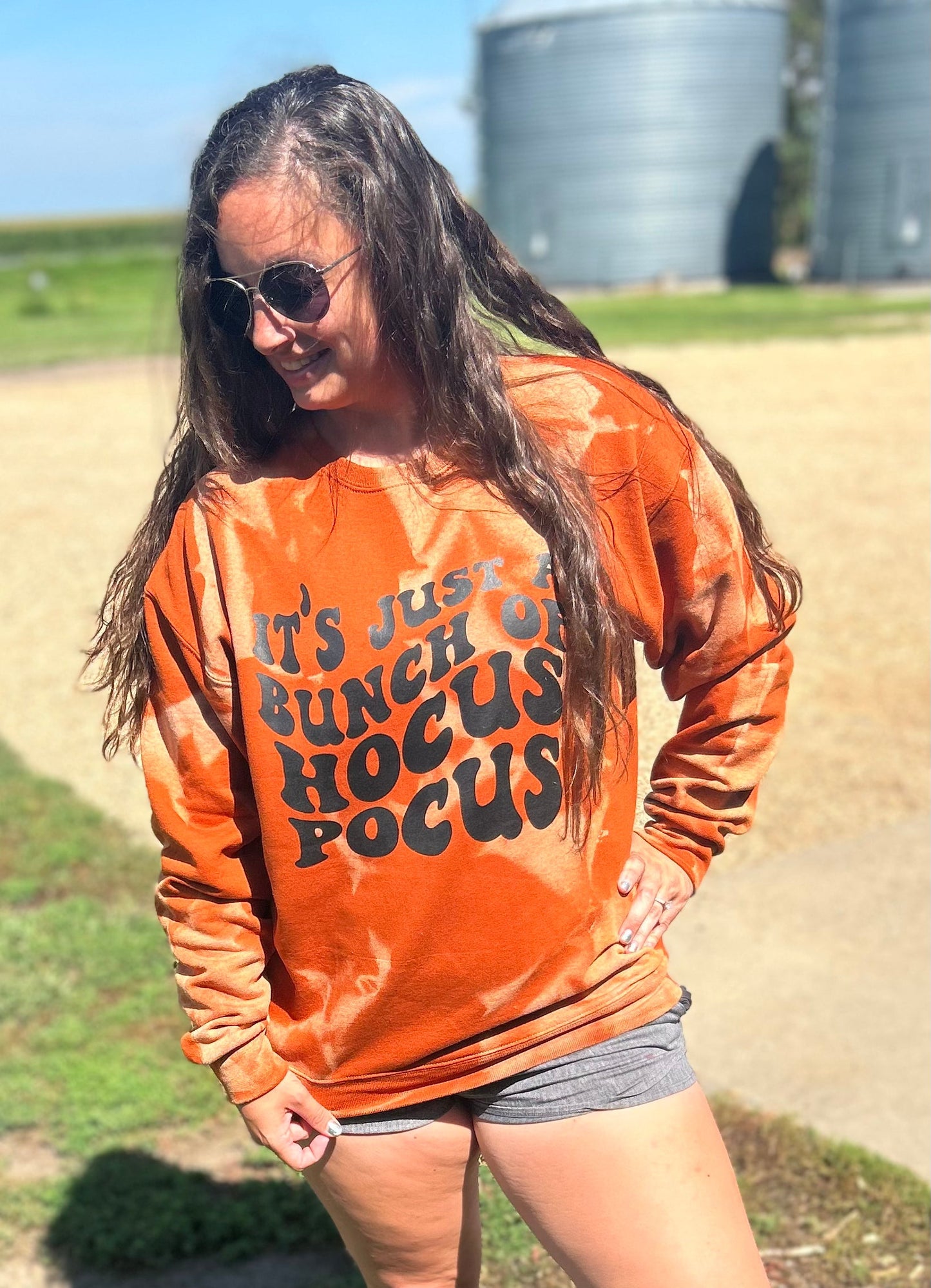 RTS Just a Bunch of HP Sweatshirt in Texas Orange