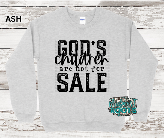 God’s Children are Not for Sale Sublimation Print