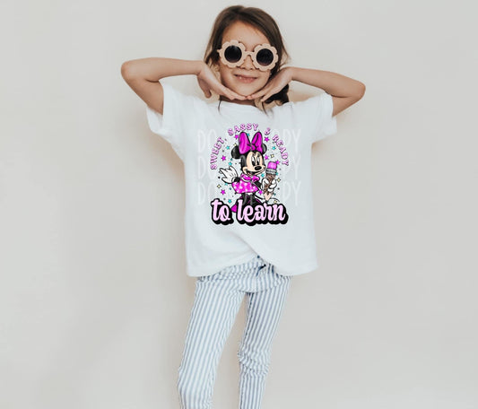 Sweet Sassy and Ready to Learn Sublimation Print