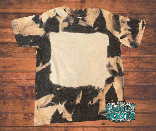 Blank Bleached Toddler t-shirt in Dark Grey