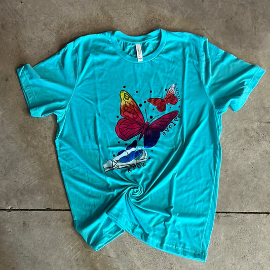 Grow Evolve Transform Top in Seafoam