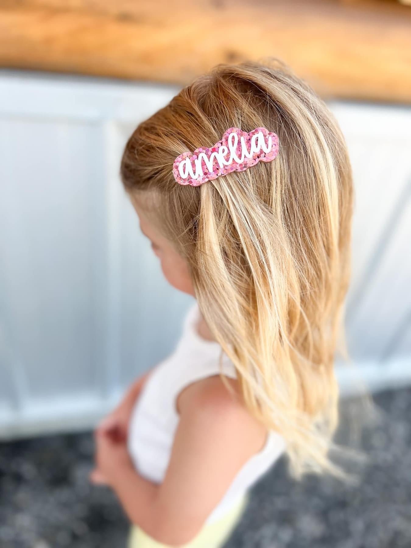 Personalized Hair Clips