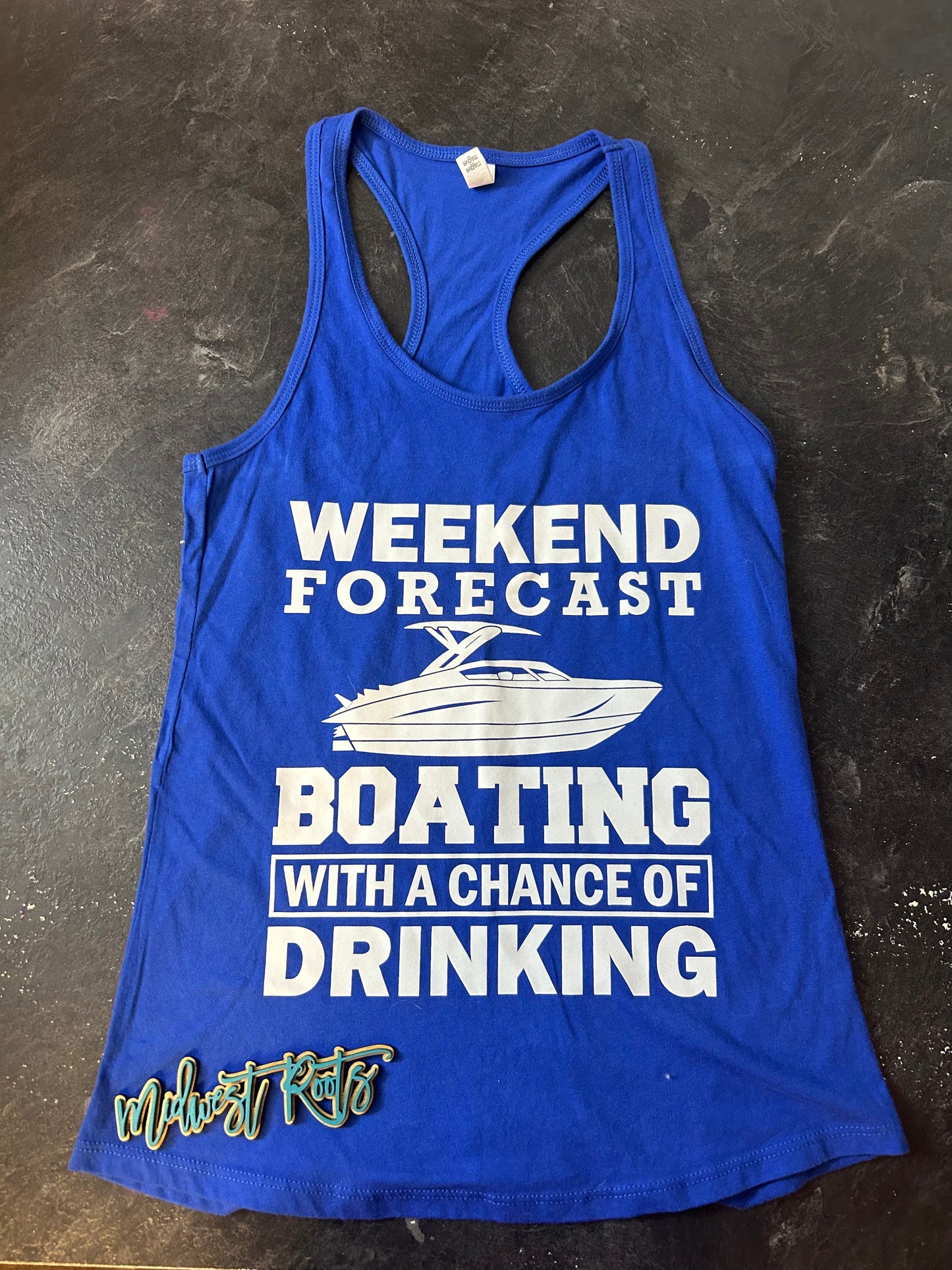 RTS Weekend Forecast Tank in Royal Blue