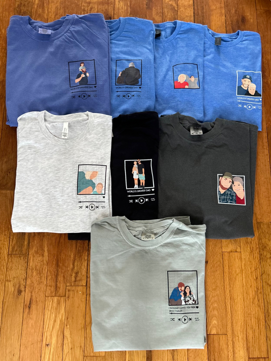 WS Completed Worlds Greatest Custom Drawn Top