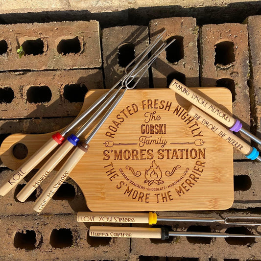 Family S’mores Station Cutting Boards