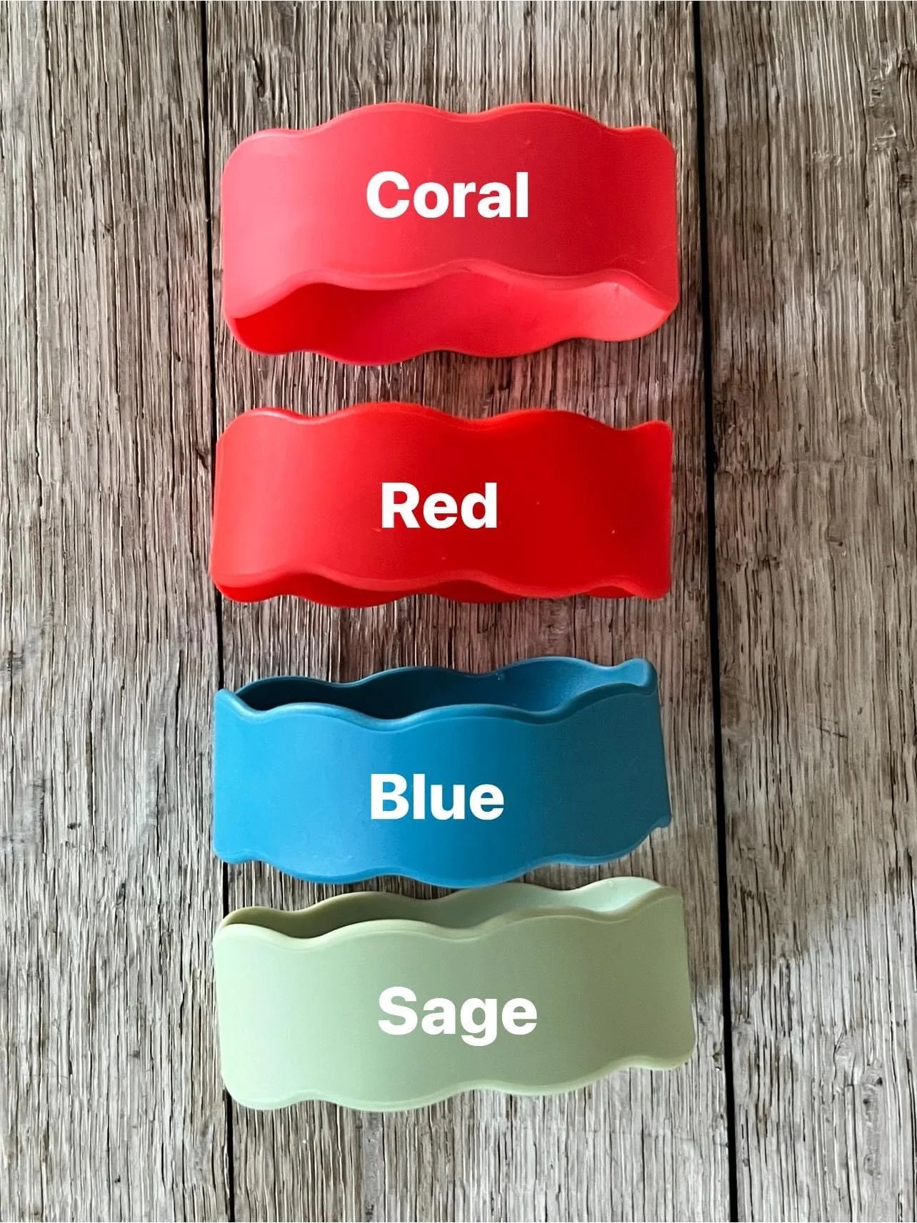 Engraved Silicone Bottle Bands