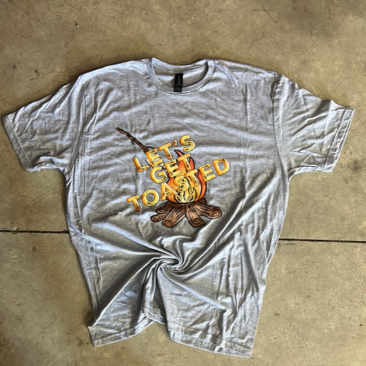 Let’s Get Toasted Top in Grey