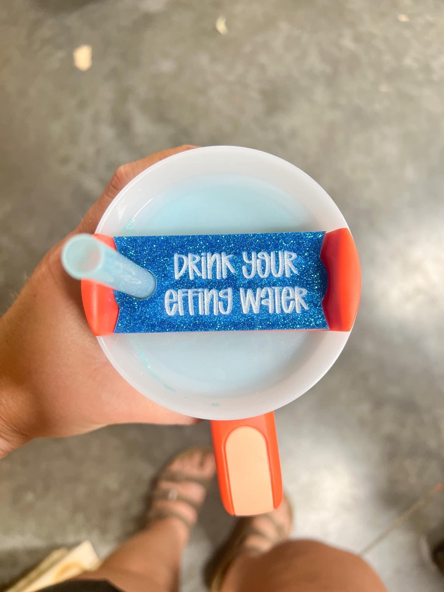 Drink Your Effin Water Cup Tags Tumblers