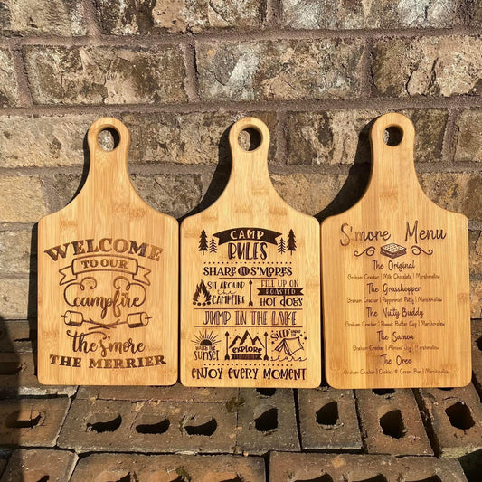 Camp Rules Cutting Boards