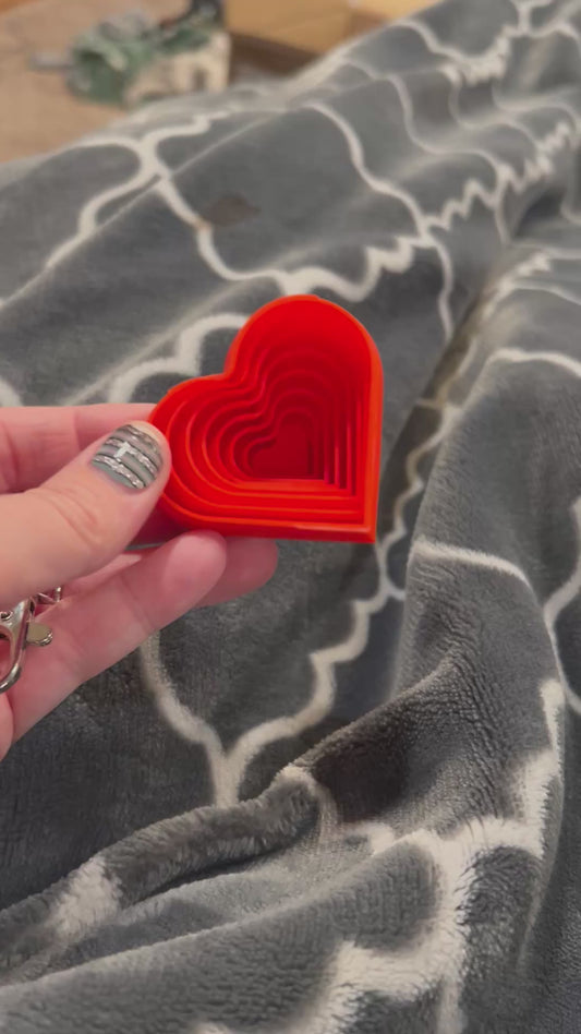 3D Printed Heart Fidget