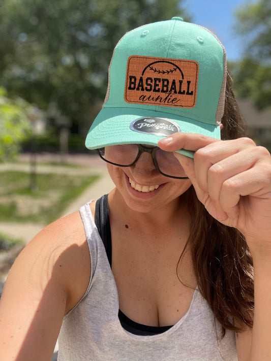 Baseball Auntie Hat