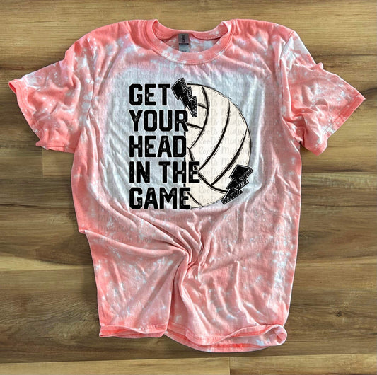 Get Your Head In The Game Volleyball Top