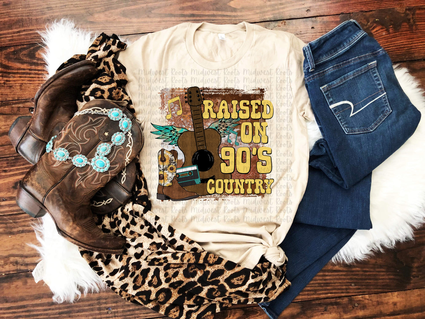 Raised On 90’s Country Sublimation Print