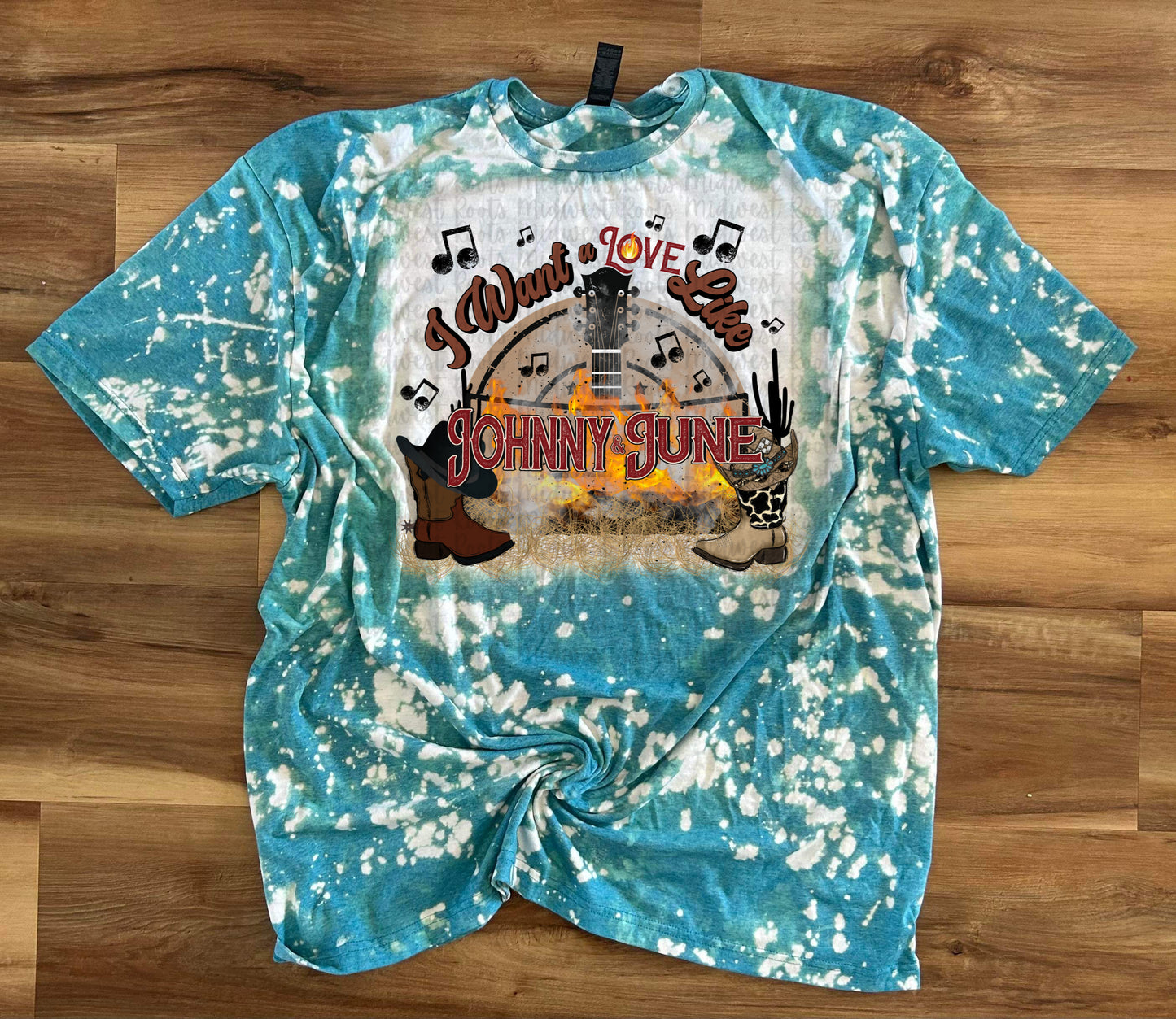 I Want A Love Like Johnny And June Campfire Sublimation Print