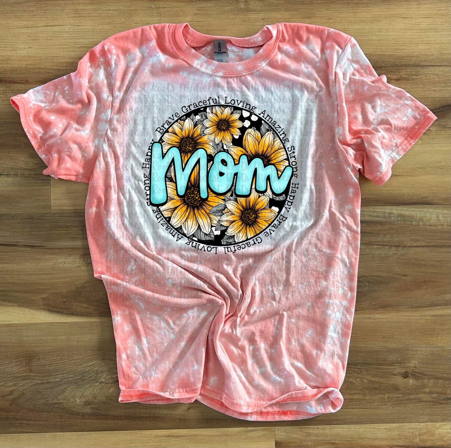 Mom Traits Sunflower Sublimation Print