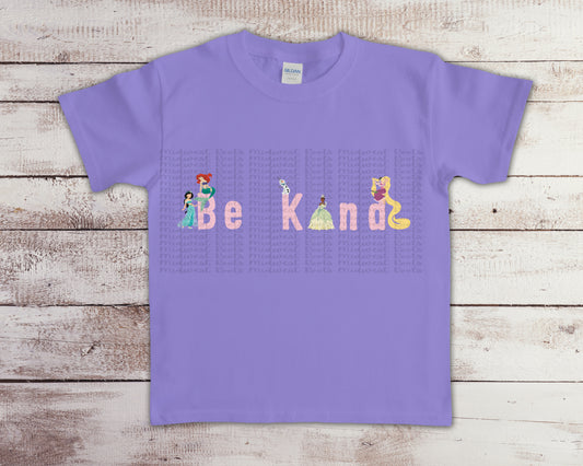 Be Kind Princess Sublimation Print