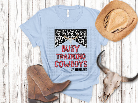 Busy Training Cowboys #MomLife Top