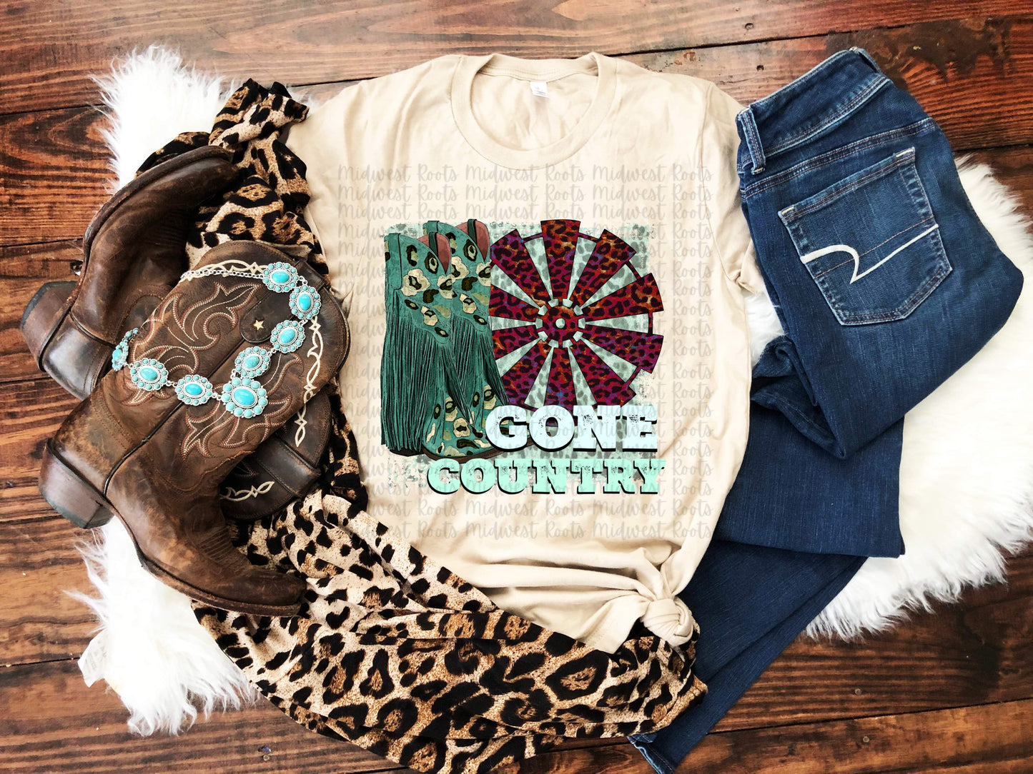 Gone Country Sublimation Print