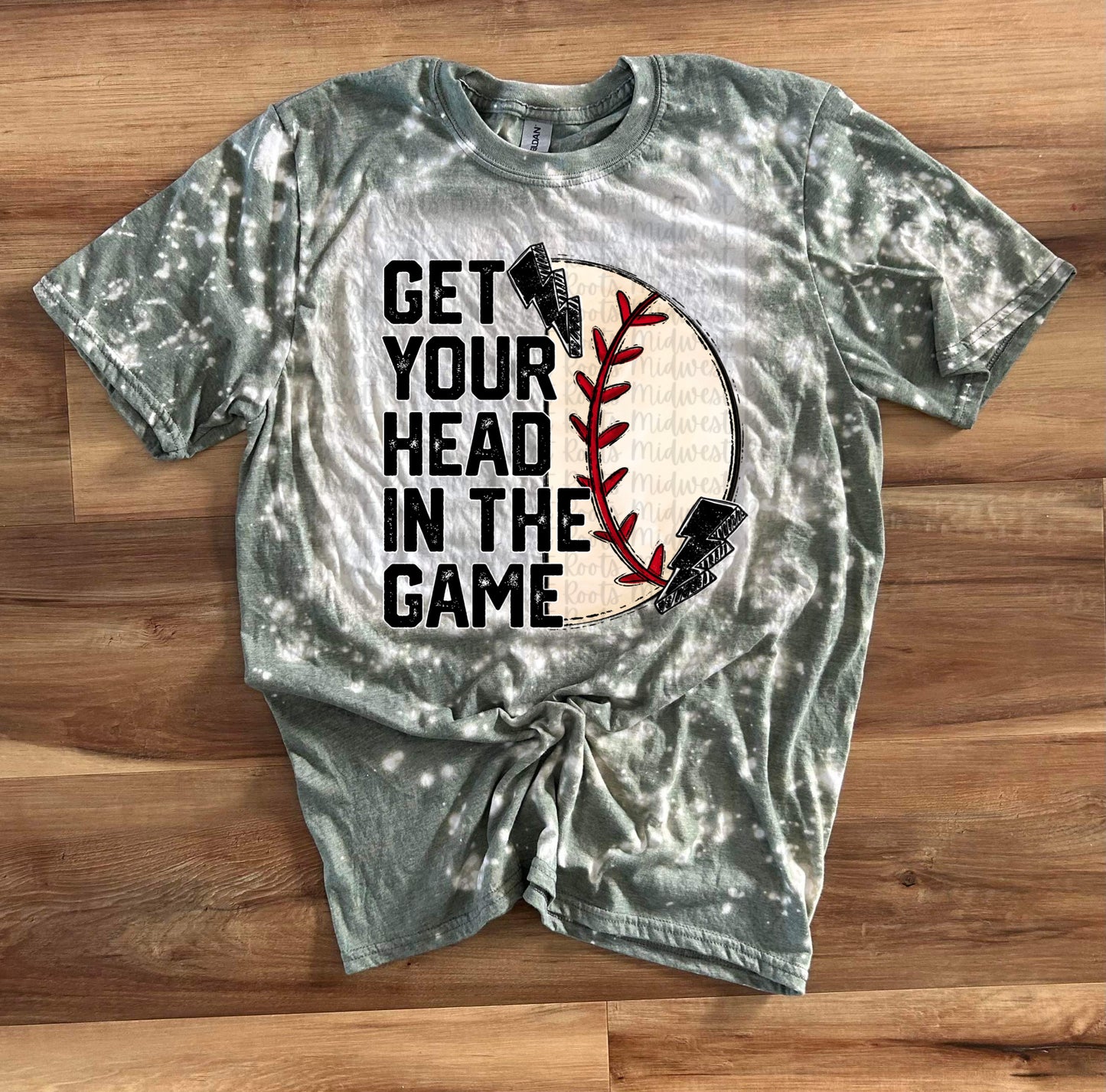 Get Your Head In The Game Baseball Top