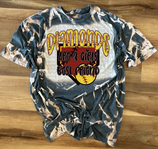 Diamonds Are A Girls Best Friend Softball