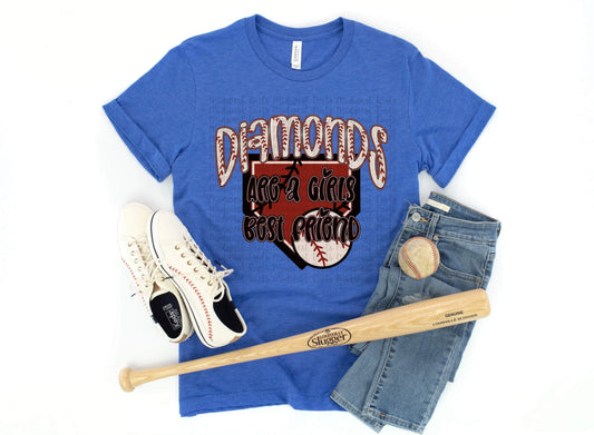Diamonds Are A Girls Best Friend Baseball